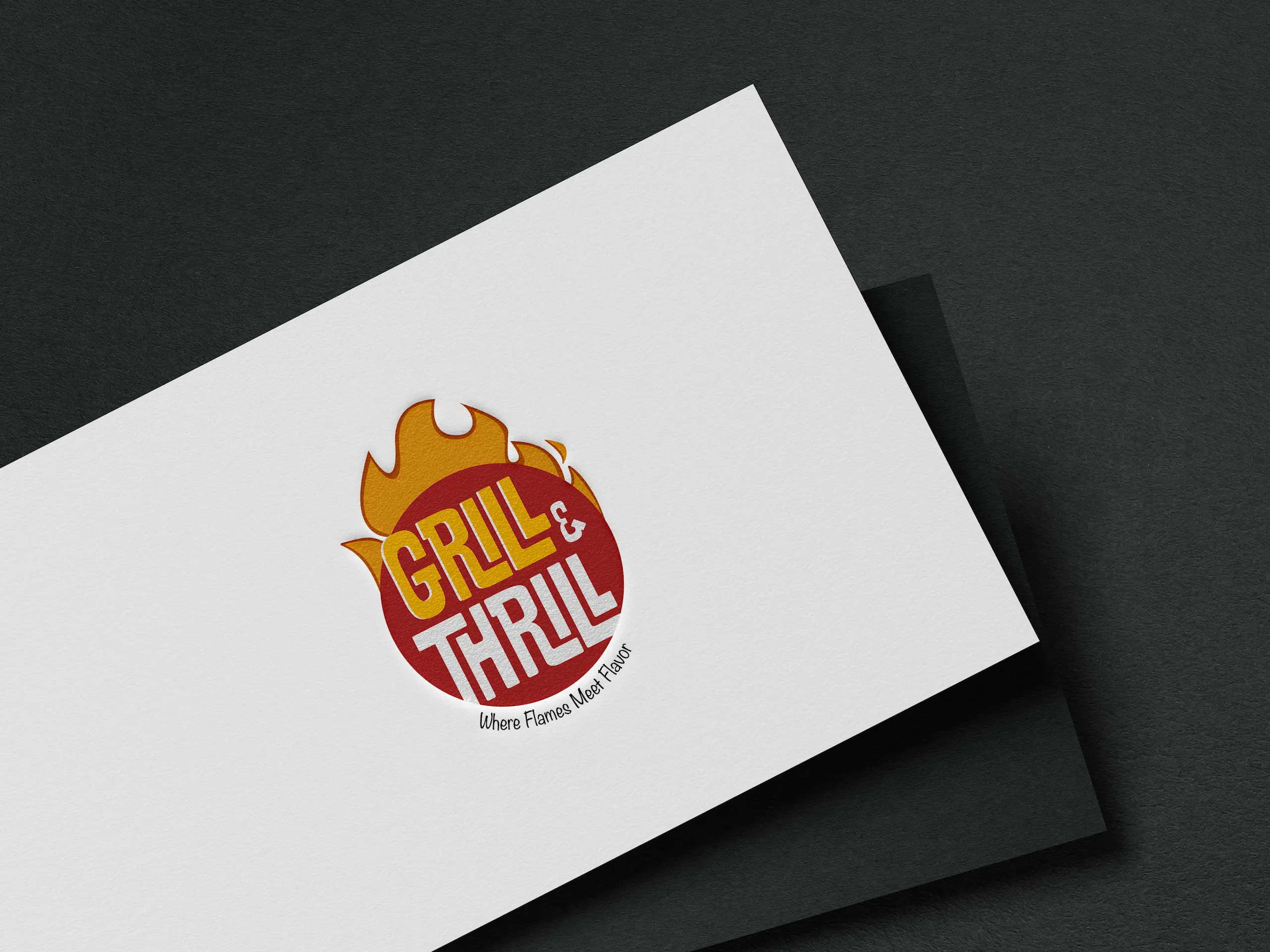 Grill and Thrill barbeque shop logo